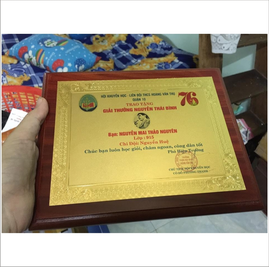 kỷ niệm chương in giấy